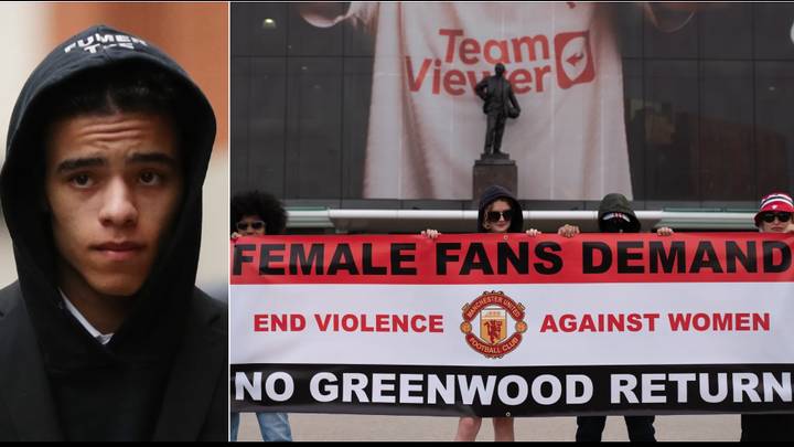 Female Manchester United Fans Protest Greenwood’s Return