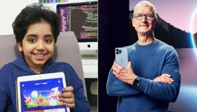 Tim Cook Praises 9-Year-Old Malayali Kid For Developing Storytelling App